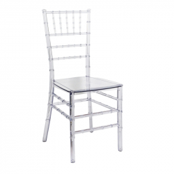 Καρέκλα Tiffany pakoworld διάφανο pc 38.5x46x88εκ