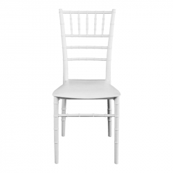 Καρέκλα Tiffany pakoworld pp σε λευκή απόχρωση 42x40x89εκ
