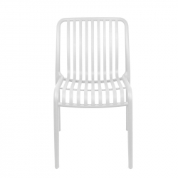 Καρέκλα Zoi pakoworld pp σε λευκή απόχρωση 42x58x79εκ