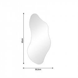 Καθρέπτης Vanis Inart 30.5x1x65εκ