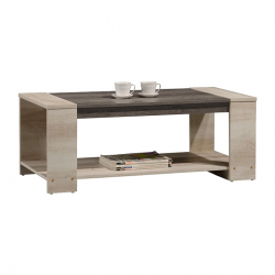 Φοιτητικό πακέτο επίπλων σαλονιού Ease pakoworld σετ 3τεμ (167x77x73εκ)