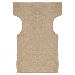 Διάτρητο πανί pakoworld επαγγελματικό πυκνότητας 2x1 για πολυθρόνα σκηνοθέτη χρώματος μπεζ-εκρού (46x58x80εκ)