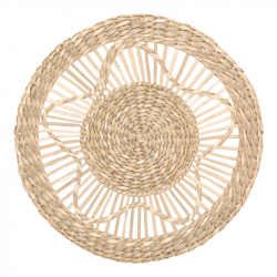 Διακοσμητικό τοίχου Lela pakoworld σετ 3 τεμαχίων φυσικό (38x0,3x38εκ)