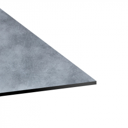Επιφάνεια τραπεζιού Inspire pakoworld HPL γκρι cement 69x69εκ πάχους 12mm (69x69x1,2εκ)