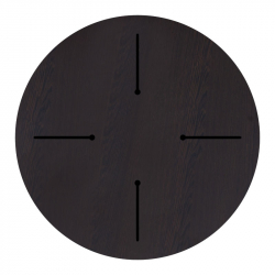 Επιφάνεια τραπεζιού Portico pakoworld HPL wenge Φ60εκ πάχους 12mm (60x60x1,2εκ)