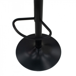 Σκαμπό μπαρ Walden pakoworld PP μαύρο (40x43x100εκ)