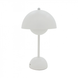 Επιτραπέζιο φωτιστικό Creative pakoworld LED λευκό Φ18x30εκ