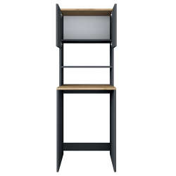Σετ μπάνιου Rasmus pakoworld ανθρακί-φυσικό 65x60x183.6εκ. (65x60x183,6εκ)