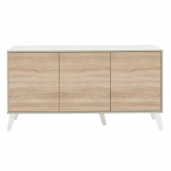 Μπουφές Billie pakoworld sonoma-γκρι 149x40x77εκ