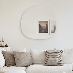 Καθρέπτης Frameless 1 pakoworld μαύρο 49x1.2x52εκ