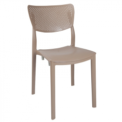 Καρέκλα Ignite pakoworld PP cappucino (44x53x84εκ)