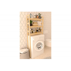 Έπιπλο πλυντηρίου Godric pakoworld φυσικό 70x21x150εκ