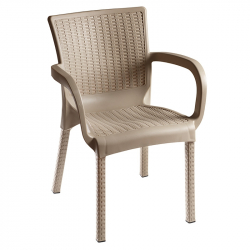 Τραπεζαρία Explore-Festive pakoworld σετ 5τεμ PP cappuccino 150x90x73,5εκ. (150x90x73,5εκ)