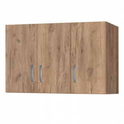Πατάρι ντουλάπας Zelia pakoworld τρίφυλλο oak 90x42x60εκ