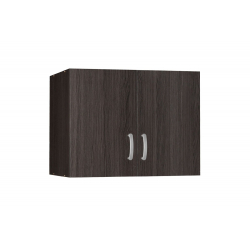 Ντουλάπα δίφυλλη και πατάρι Zelia pakoworld wenge 79x42x240εκ. (79x42x240εκ)