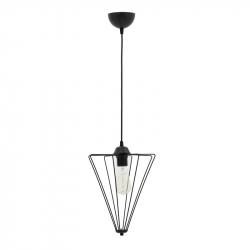 Φωτιστικό οροφής μονόφωτο Saway pakoworld E27 μαύρο 30x30x80εκ