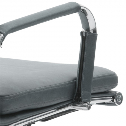 Καρέκλα γραφείου διευθυντή Tokyo pakoworld pu γκρι antique (65x79x123εκ)