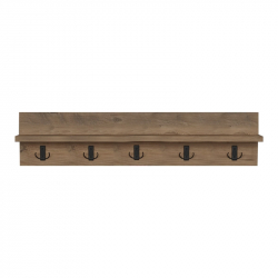 Κρεμάστρα τοίχου Esform pakoworld oak μελαμίνης 80x11x18εκ