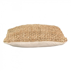 Μαξιλάρι Petron Inart φυσικό γιούτα 45x45x2.5εκ