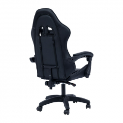 Καρέκλα γραφείου gaming William pakoworld PU μαύρο (60x59x108εκ)