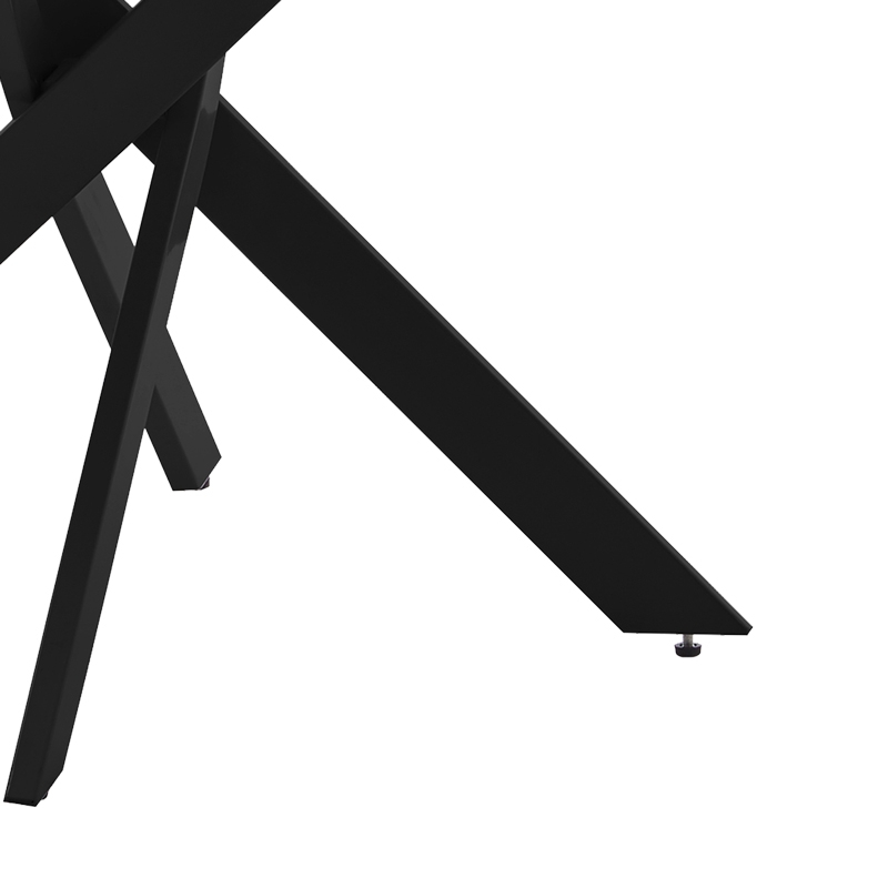 Τραπέζι Dammero pakoworld mdf σε ανθρακί απόχρωση με πόδι μαύρο μέταλλο Φ100x75εκ Τραπέζι Dammero pakoworld mdf σε ανθρακί απόχρωση με πόδι μαύρο μέταλλο Φ100x75εκ