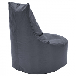 Πουφ πολυθρόνα Norm PRO pakoworld 100% αδιάβροχο γκρι (65x65x80εκ)