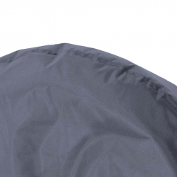 Πουφ πολυθρόνα Norm PRO pakoworld 100% αδιάβροχο γκρι (65x65x80εκ)
