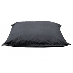 Πουφ μαξιλάρι Pigro pakoworld 100% αδιάβροχο γκρι (175x135x25εκ)