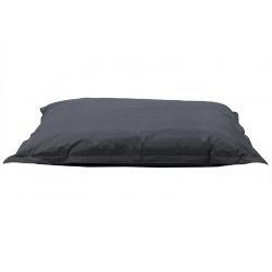Πουφ μαξιλάρι Pigro pakoworld 100% αδιάβροχο γκρι (175x135x25εκ)