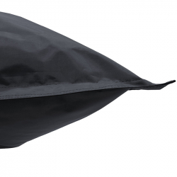 Πουφ μαξιλάρι Pigro pakoworld 100% αδιάβροχο γκρι (175x135x25εκ)