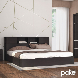 Κομοδίνο OLYMPUS pakoworld χρώμα wenge 47,5x40,5x40,5εκ. (47,5x40,5x40,5εκ)