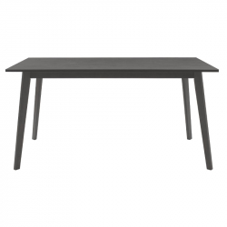 Τραπέζι Benson pakoworld MDF με καπλαμά χρώμα rustic grey 150x90x75εκ