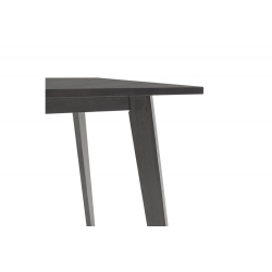 Τραπέζι Benson pakoworld MDF με καπλαμά χρώμα rustic grey 150x90x75εκ