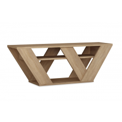 Έπιπλο τηλεόρασης Pipralla pakoworld φυσικό 110x30x40εκ