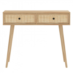 Κονσόλα Oslo pakoworld sonoma 100x29x81εκ