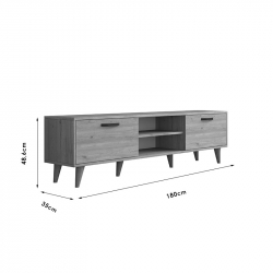 Έπιπλο τηλεόρασης Sabian pakoworld sonoma 180x35x48,5εκ