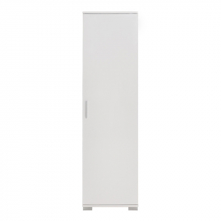 Ντουλάπι-στήλη Chad1 pakoworld λευκό gloss 45x32x169εκ