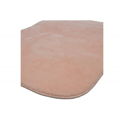 Πατάκι μπάνιου PWC-0055 pakoworld σετ 2τμχ microfiber ροζ 90x60εκ