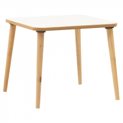 Παιδικό τραπεζάκι Jerry pakoworld λευκό-φυσικό 50x50x43εκ