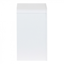 Κομοδίνο Zeplen pakoworld MDF σε λευκή απόχρωση 40x30x53εκ