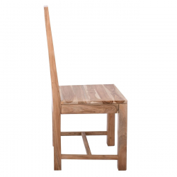 LIZARD MAX Καρέκλα Τραπεζαρίας Ξύλο Ακακία Φυσικό  45x51x100cm