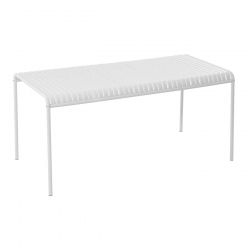 MODIAL Τραπέζι Μέταλλο Βαφή Άσπρο  159x80x75cm