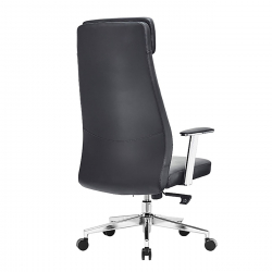 BF8800 Πολυθρόνα Γραφείου Διευθυντή, Pu Μαύρο, Βάση &  68x68x120/128cm