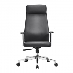 BF8800 Πολυθρόνα Γραφείου Διευθυντή, Pu Μαύρο, Βάση &  68x68x120/128cm