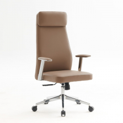 BF8800 Πολυθρόνα Γραφείου Διευθυντή, Pu Cappuccino, Βάση  68x68x120/128cm