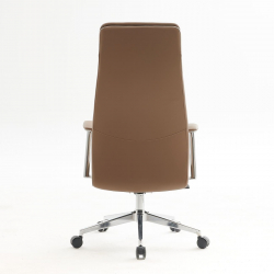 BF8800 Πολυθρόνα Γραφείου Διευθυντή, Pu Cappuccino, Βάση  68x68x120/128cm