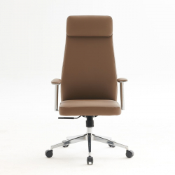 BF8800 Πολυθρόνα Γραφείου Διευθυντή, Pu Cappuccino, Βάση  68x68x120/128cm