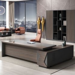 VIP Γραφείο Αριστερή Γωνία, Απόχρωση Grey Walnut  180x90x75/180x50x62 cm