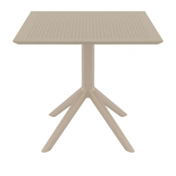SKY TAUPE 80X80X74εκ. ΤΡΑΠΕΖΙ ΠΟΛ/ΝΙΟΥ