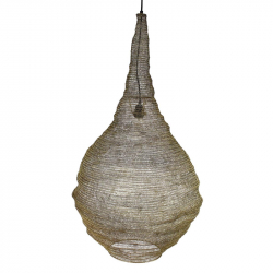 Φωτιστικό Κρεμαστό ArteLibre Χρυσό Μέταλλο 61x61x97cm